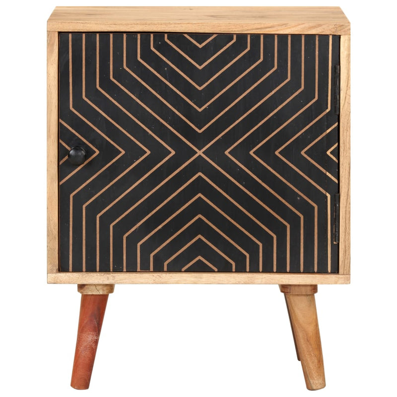 Nachtkastje 40x30x50 cm massief acaciahout MeubelReus