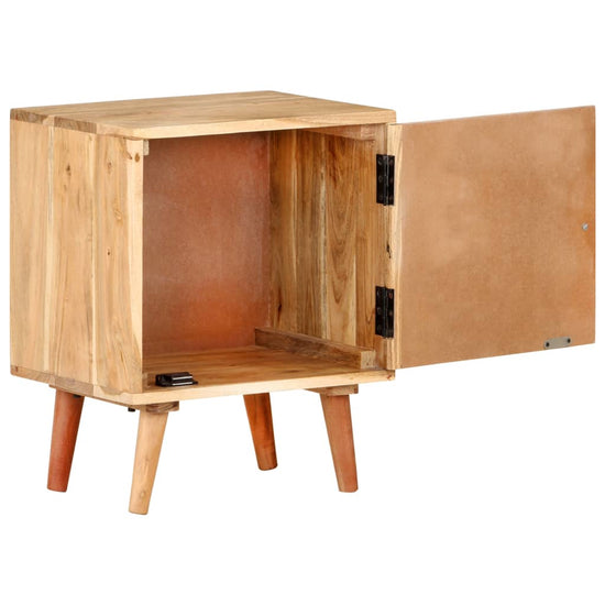 Nachtkastje 40x30x50 cm massief acaciahout MeubelReus
