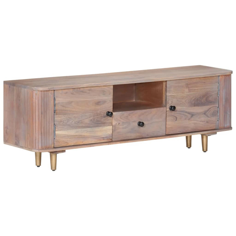 Tv-meubel 118x30x40 cm massief acaciahout MeubelReus