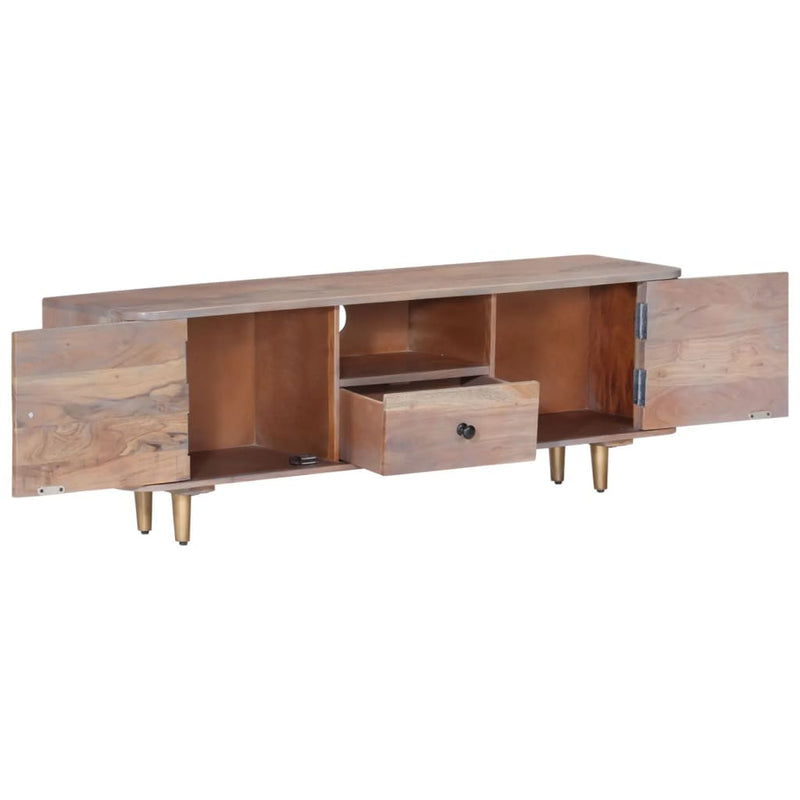 Tv-meubel 118x30x40 cm massief acaciahout MeubelReus