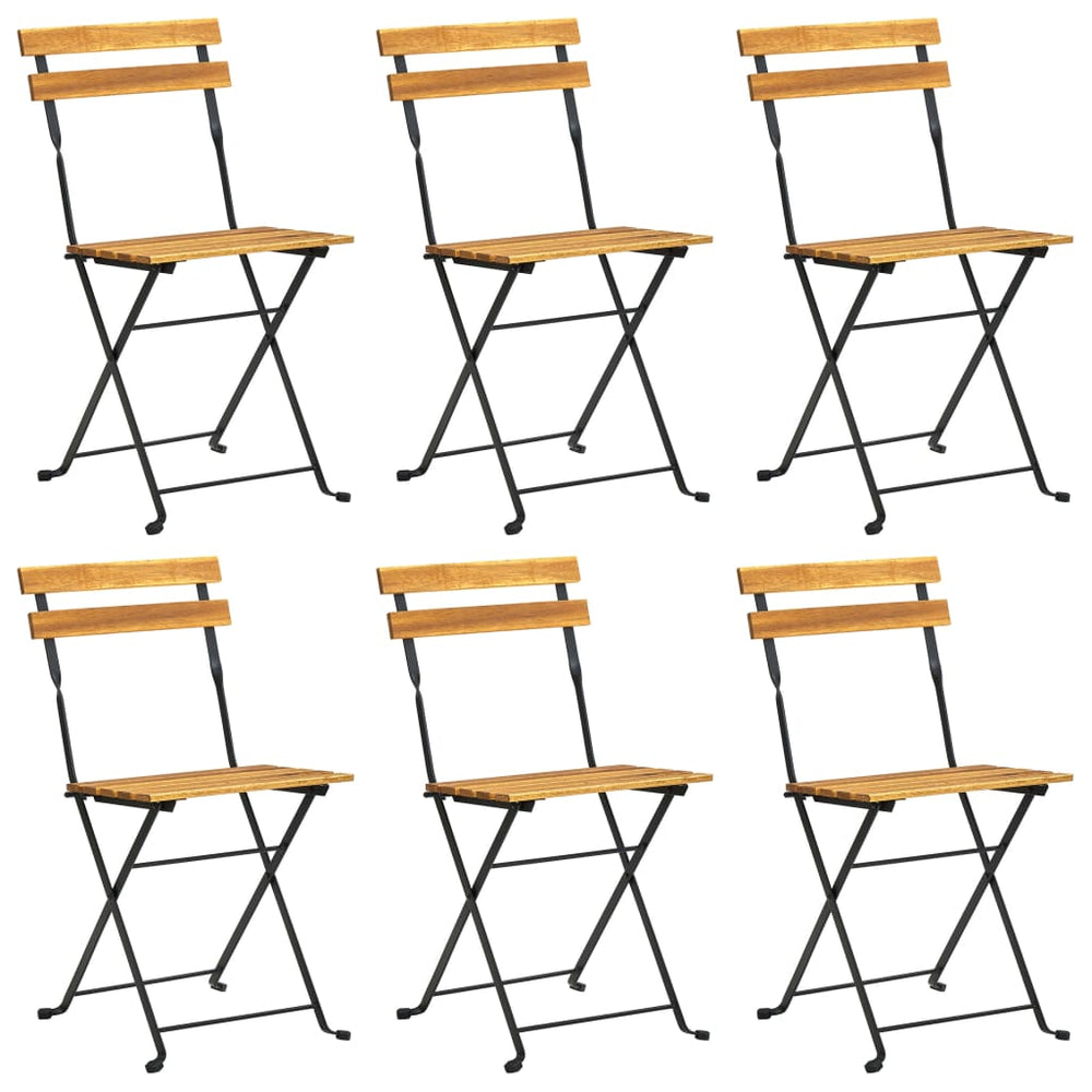 7-delige Tuinset inklapbaar massief acaciahout MeubelReus