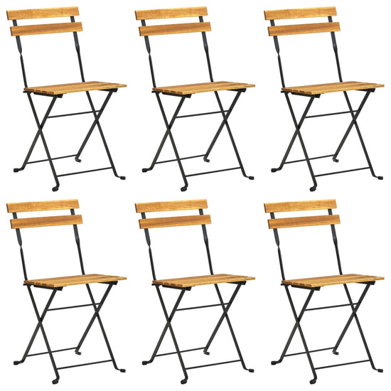 7-delige Tuinset inklapbaar massief acaciahout MeubelReus