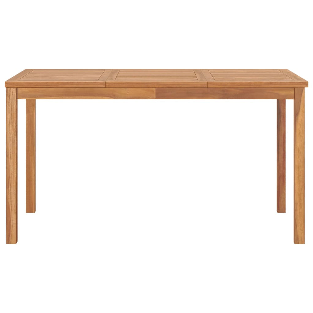 Tuintafel 140x80x77 cm massief teakhout MeubelReus
