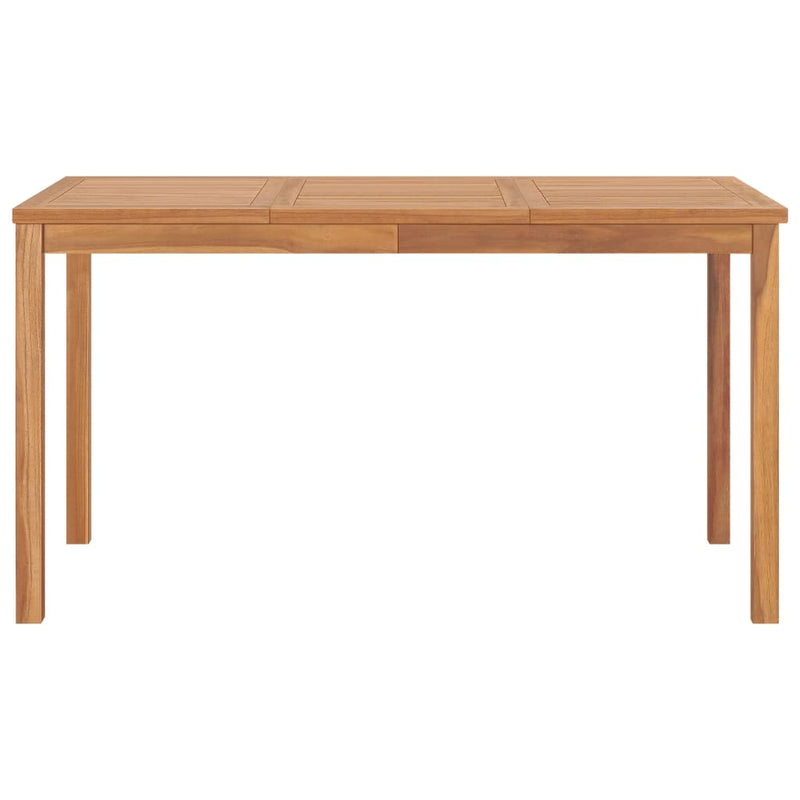 Tuintafel 140x80x77 cm massief teakhout MeubelReus