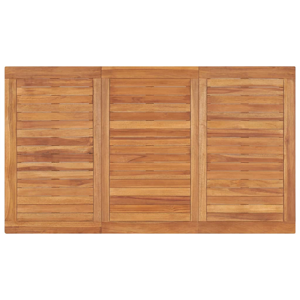 Tuintafel 140x80x77 cm massief teakhout MeubelReus