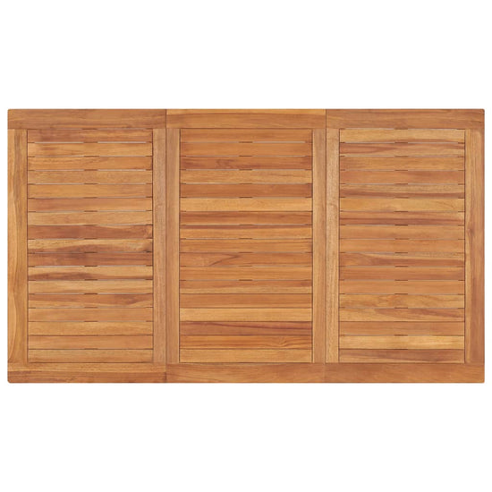 Tuintafel 140x80x77 cm massief teakhout MeubelReus