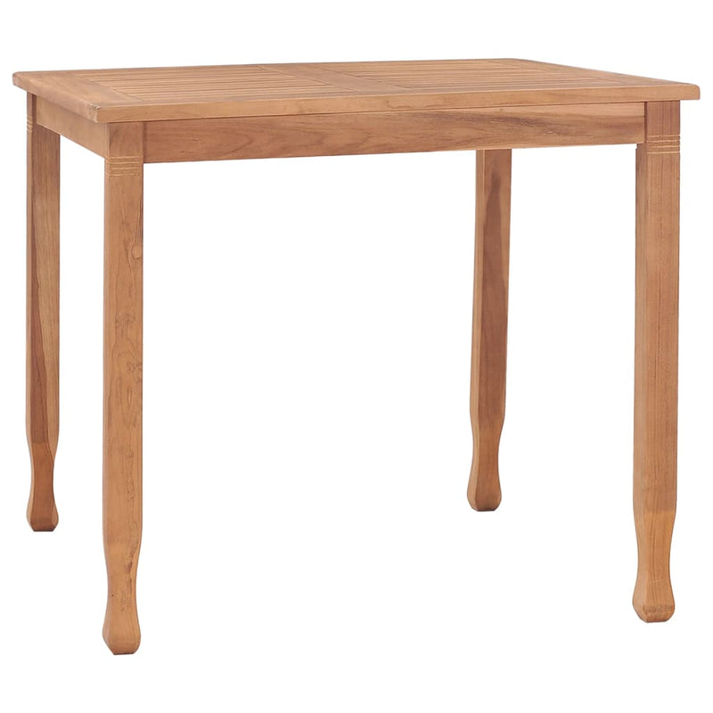 Tuintafel 85x85x75 cm massief teakhout MeubelReus