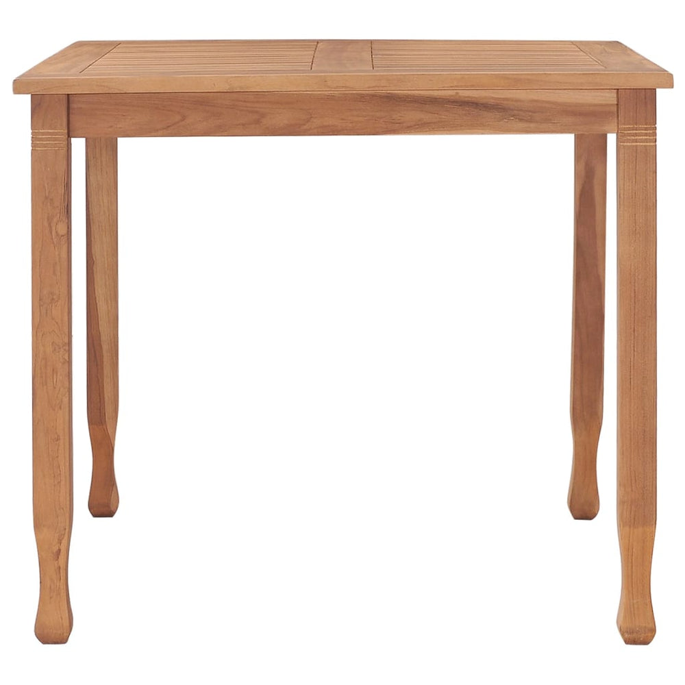 Tuintafel 85x85x75 cm massief teakhout MeubelReus