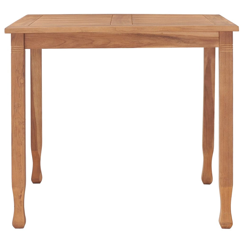 Tuintafel 85x85x75 cm massief teakhout MeubelReus