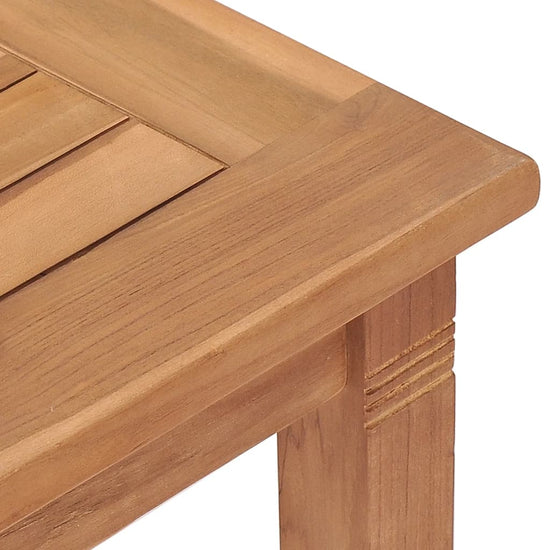 Tuintafel 85x85x75 cm massief teakhout MeubelReus