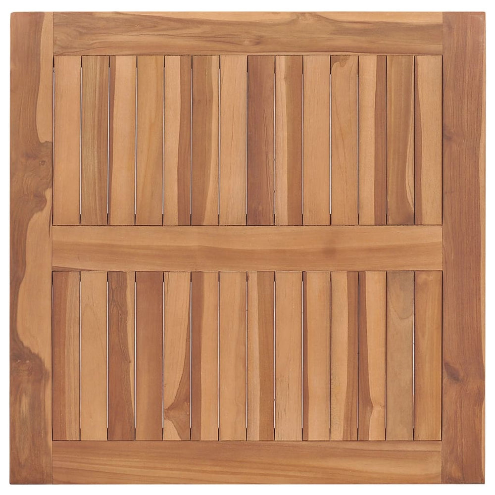 Tuintafel 85x85x75 cm massief teakhout MeubelReus