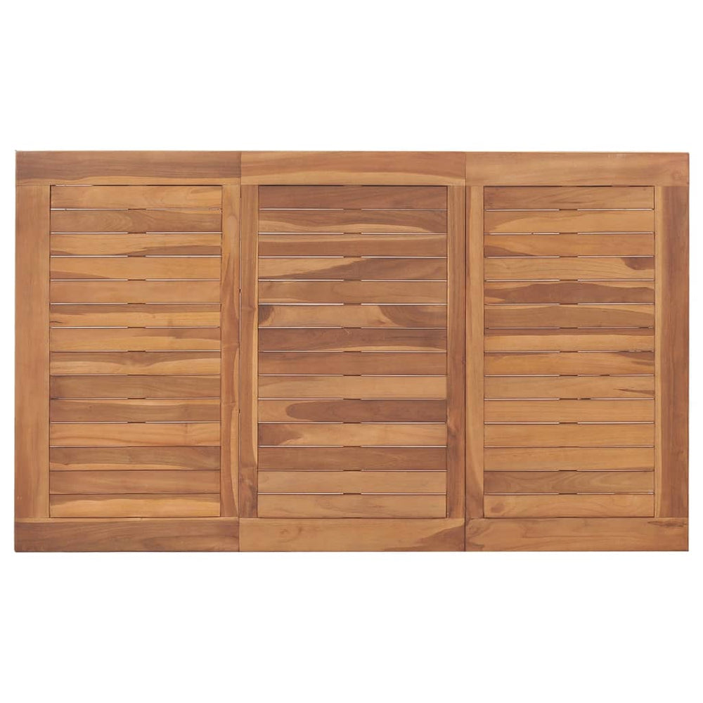 Tuintafel 150x90x75 cm massief teakhout MeubelReus
