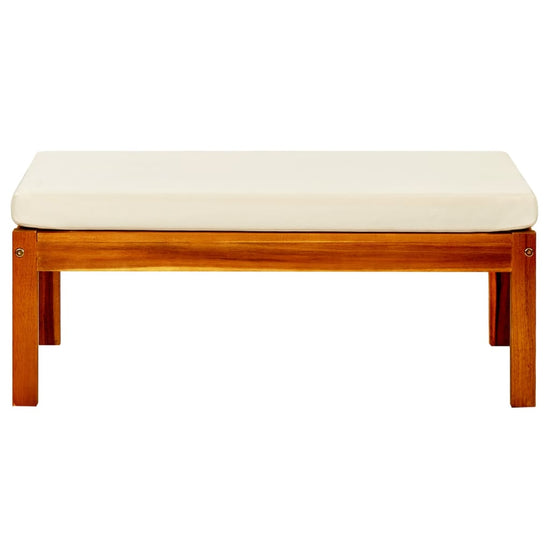 Tuinbank met luifel en voetsteunen massief acaciahout MeubelReus