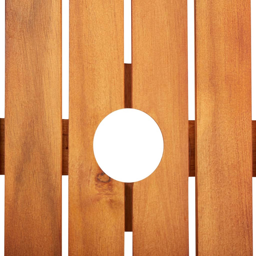 5-delige Tuinset met kussens massief acaciahout MeubelReus