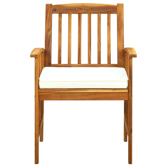 7-delige Tuinset met kussens massief acaciahout MeubelReus