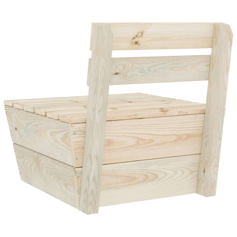 2-delige Loungeset geïmpregneerd vurenhout MeubelReus