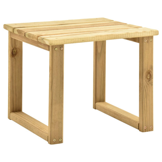 Bijzettafel voor ligbed 30x30x26 cm geïmpregneerd grenenhout MeubelReus