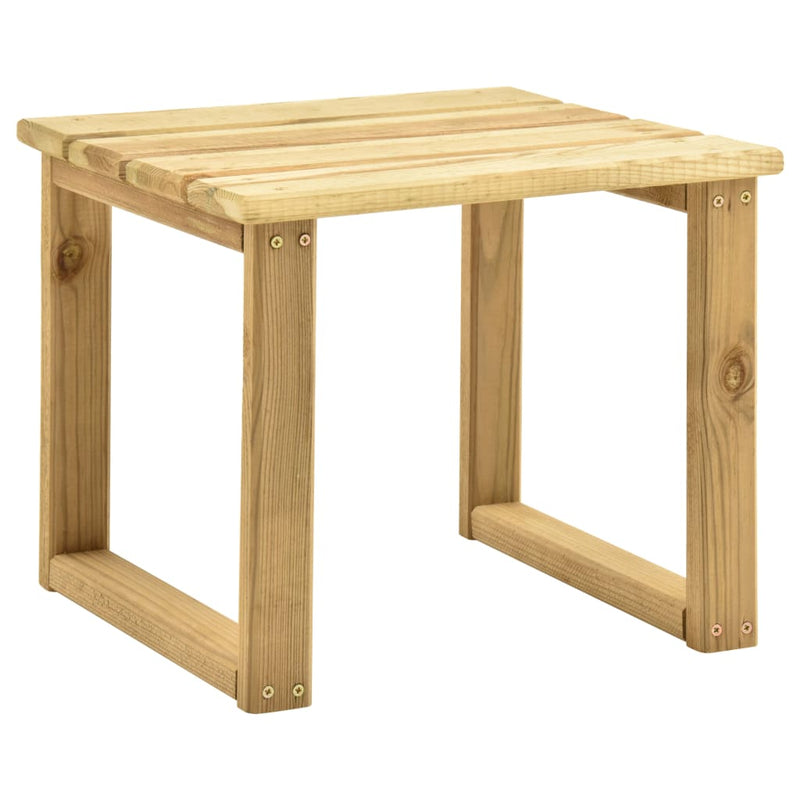 Bijzettafel voor ligbed 30x30x26 cm geïmpregneerd grenenhout MeubelReus