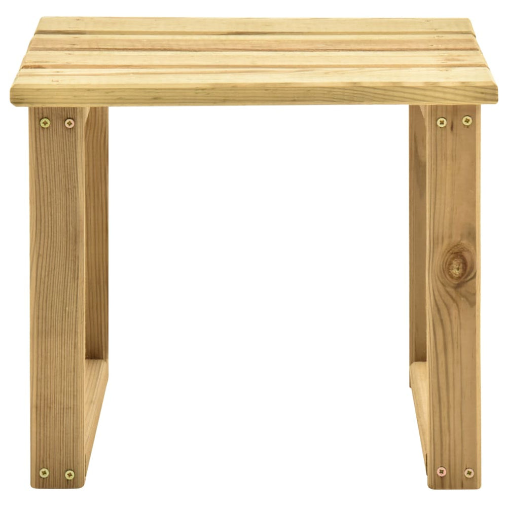 Bijzettafel voor ligbed 30x30x26 cm geïmpregneerd grenenhout MeubelReus