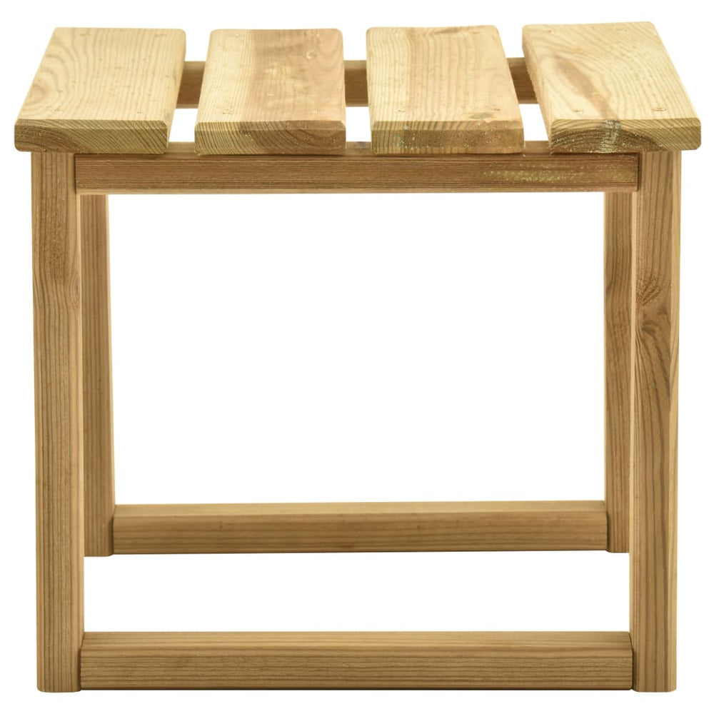 Bijzettafel voor ligbed 30x30x26 cm geïmpregneerd grenenhout MeubelReus