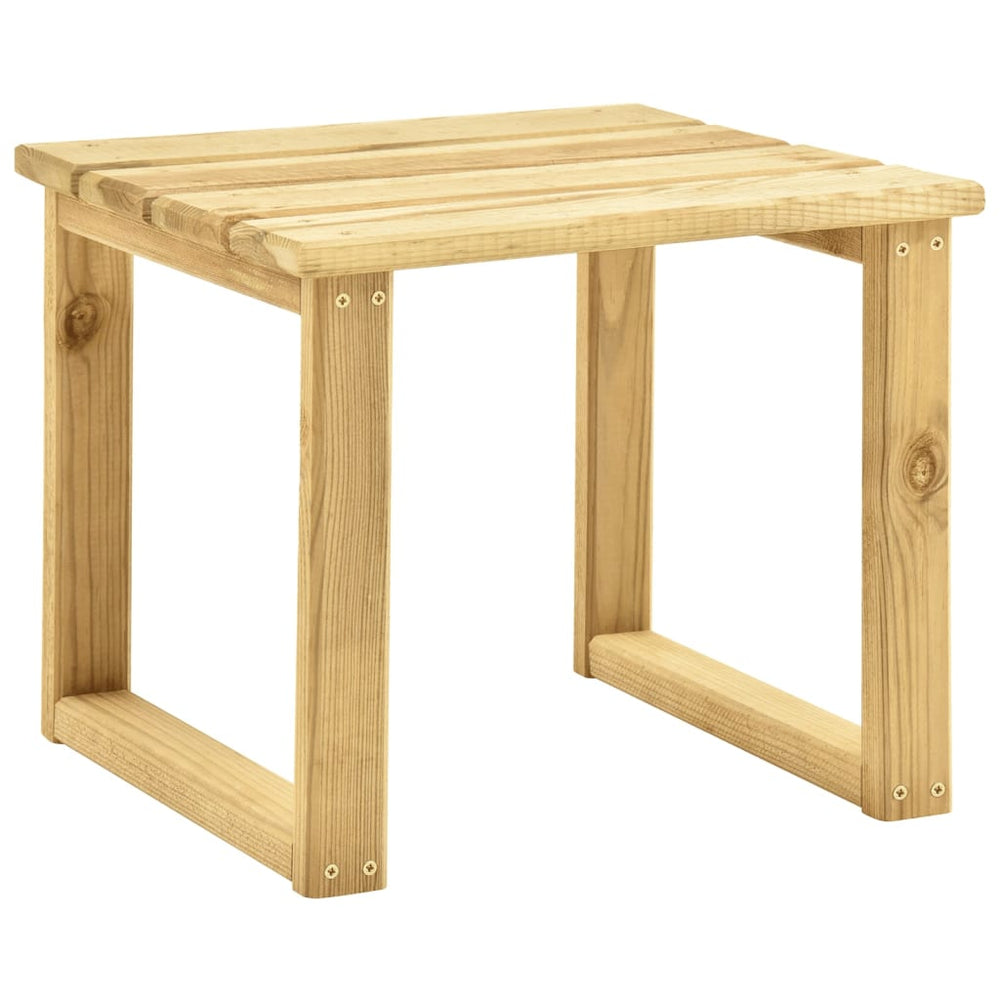 Ligbed met tafel groen geïmpregneerd grenenhout MeubelReus