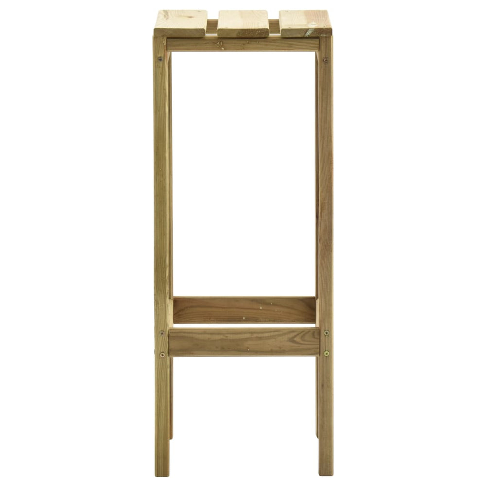 Tuinbarkrukken 2 st geïmpregneerd grenenhout MeubelReus