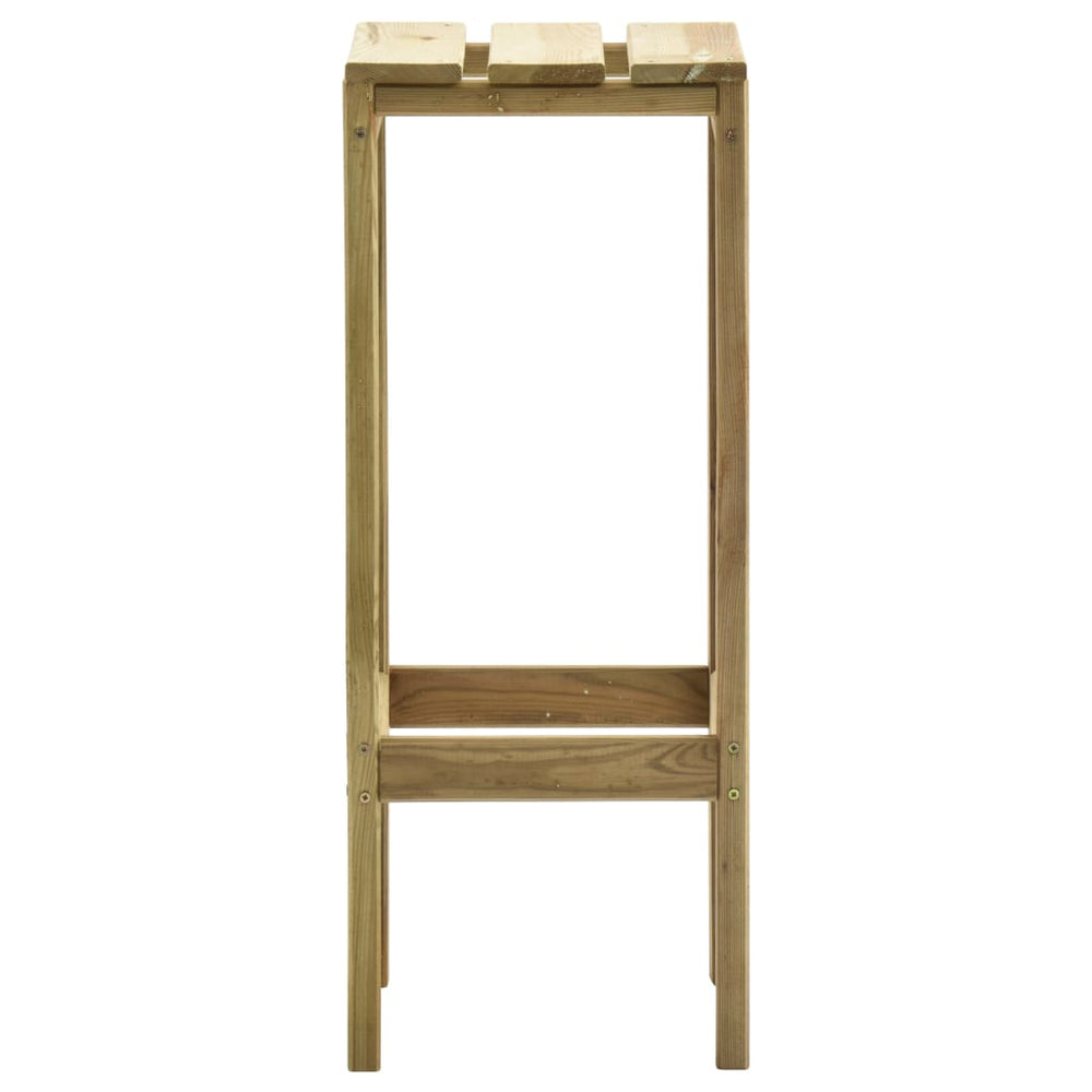 Tuinbarkrukken 4 st geïmpregneerd grenenhout MeubelReus