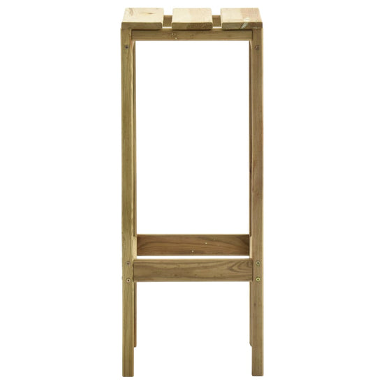 Tuinbarkrukken 4 st geïmpregneerd grenenhout MeubelReus