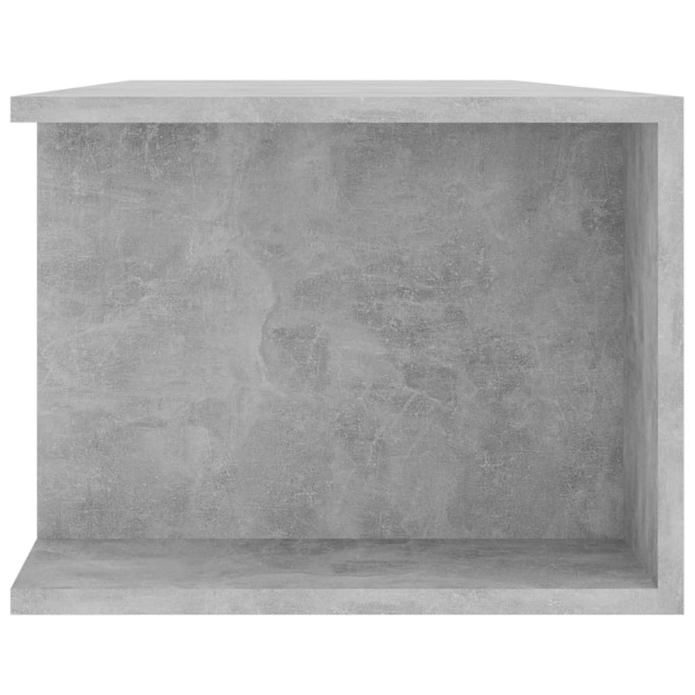Tv-meubel met LED-verlichting 135x39x30 cm betongrijs MeubelReus