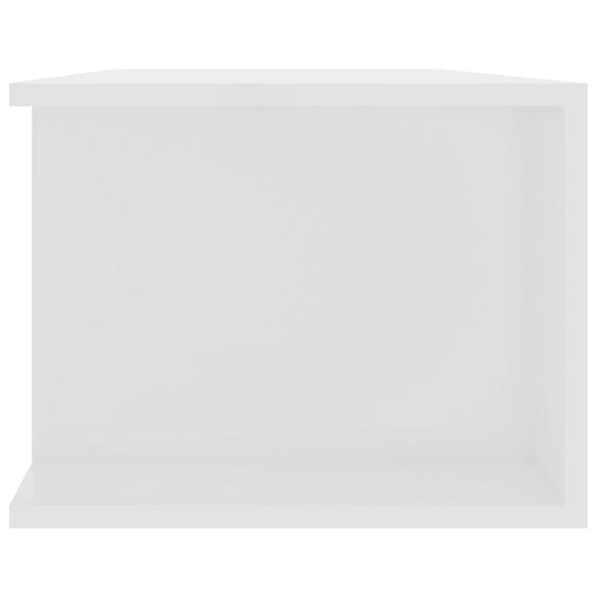 Tv-meubel met LED-verlichting 135x39x30 cm hoogglans wit MeubelReus