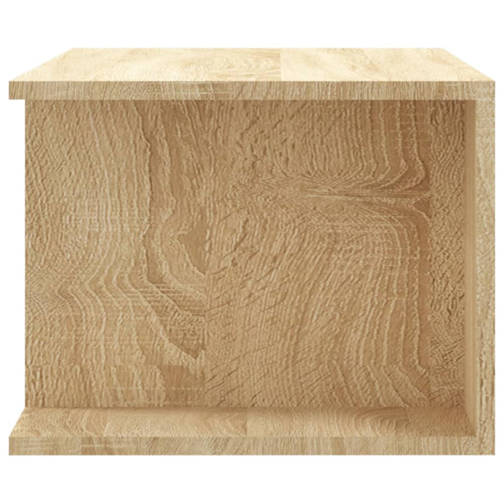 Tv-meubel met LED-verlichting 90x39x30 cm sonoma eikenkleurig MeubelReus