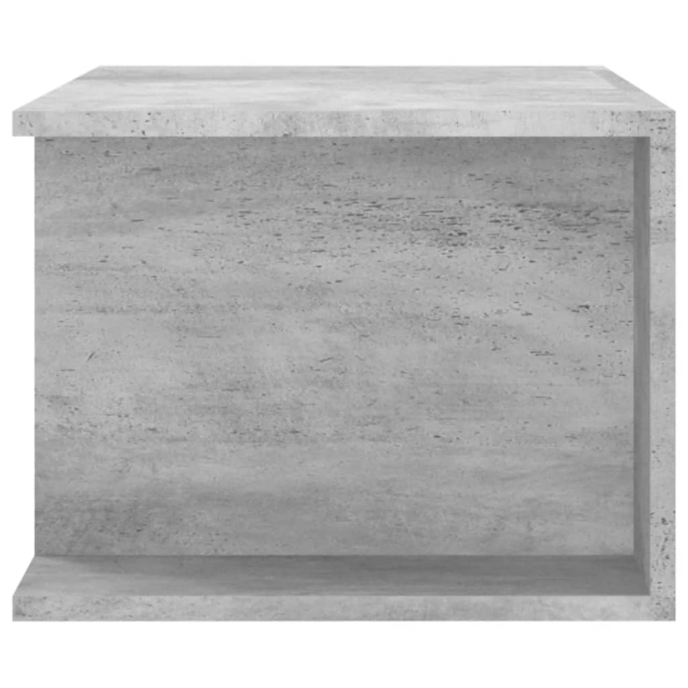 Tv-meubel met LED-verlichting 90x39x30 cm betongrijs MeubelReus