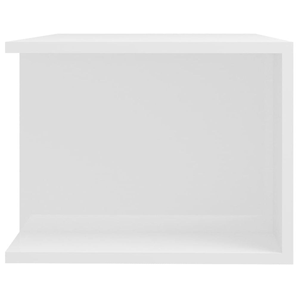 Tv-meubel met LED-verlichting 90x39x30 cm hoogglans wit MeubelReus