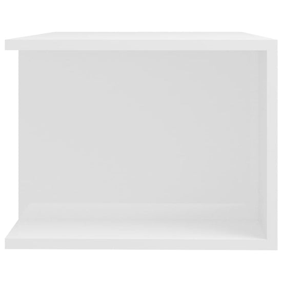 Tv-meubel met LED-verlichting 90x39x30 cm hoogglans wit MeubelReus