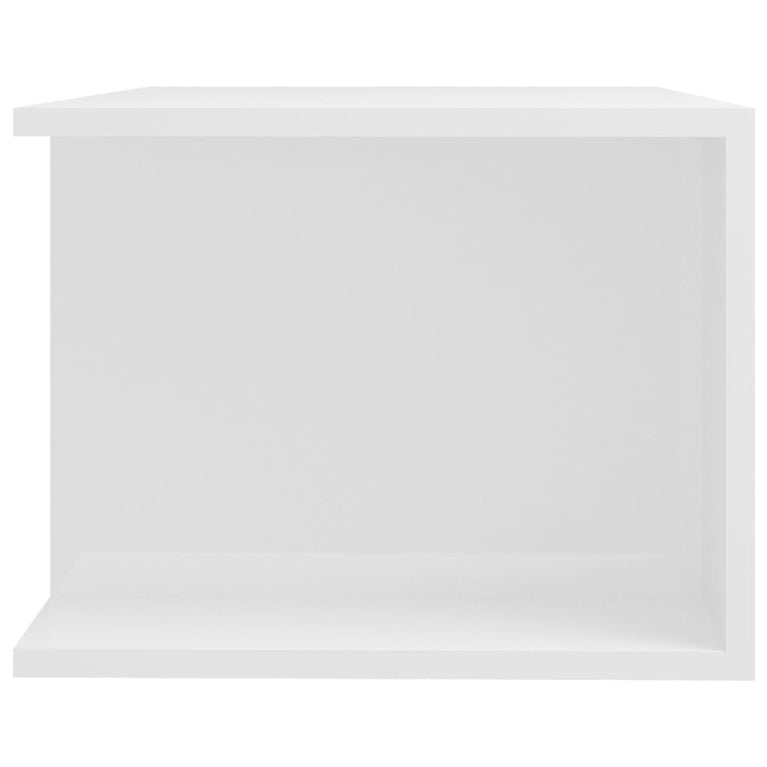 Tv-meubel met LED-verlichting 90x39x30 cm hoogglans wit MeubelReus