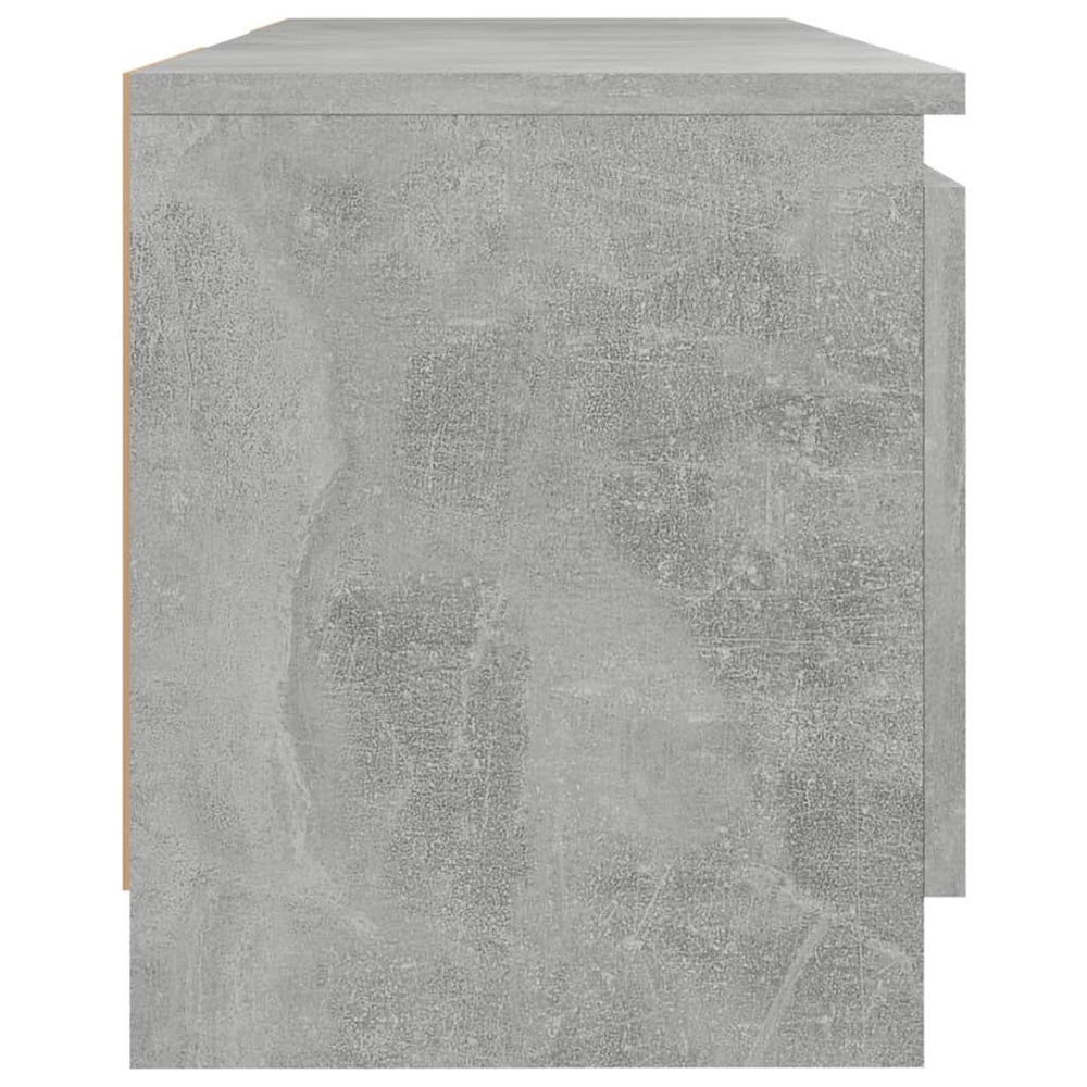 Tv-meubel met LED-verlichting 120x30x35,5 cm betongrijs MeubelReus
