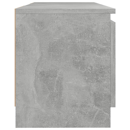 Tv-meubel met LED-verlichting 120x30x35,5 cm betongrijs MeubelReus