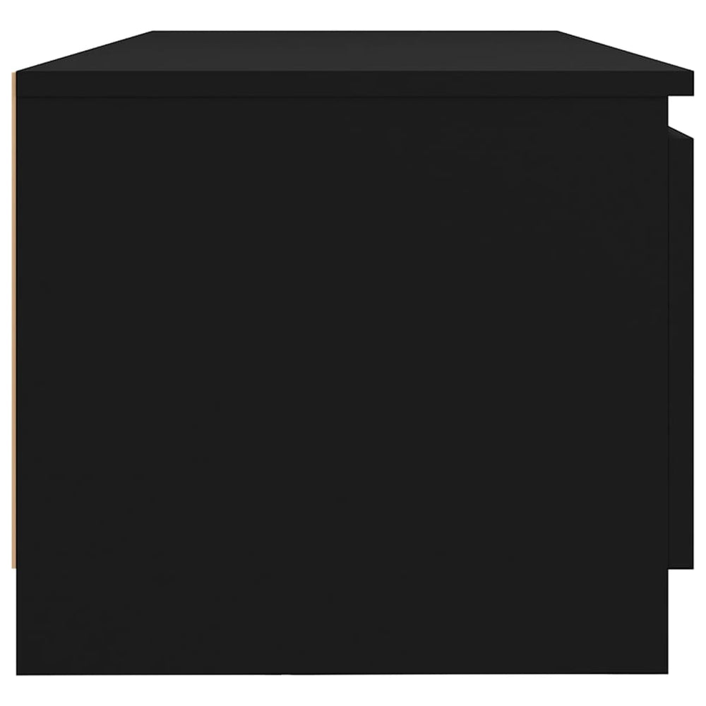Tv-meubel met LED-verlichting 140x40x35,5 cm zwart MeubelReus