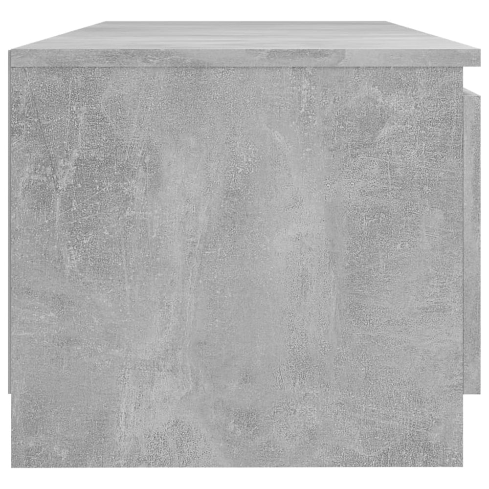 Tv-meubel met LED-verlichting 140x40x35,5 cm betongrijs MeubelReus