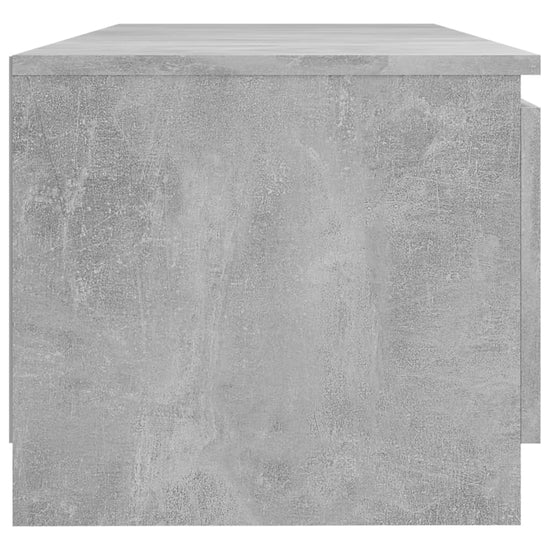 Tv-meubel met LED-verlichting 140x40x35,5 cm betongrijs MeubelReus