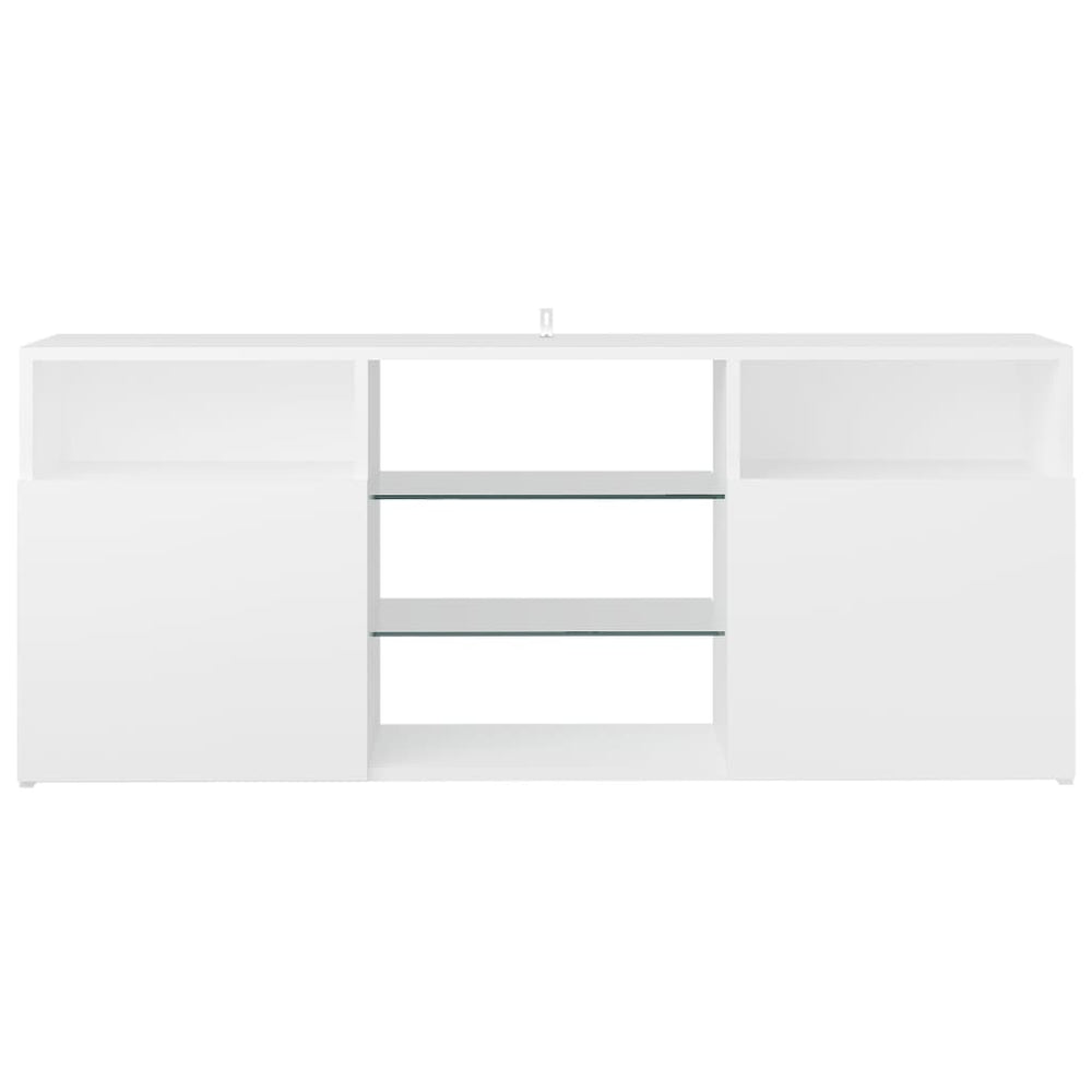 Tv-meubel met LED-verlichting 120x30x50 cm wit MeubelReus