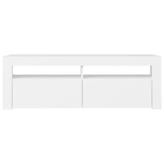 Tv-meubel met LED-verlichting 120x35x40 cm wit MeubelReus
