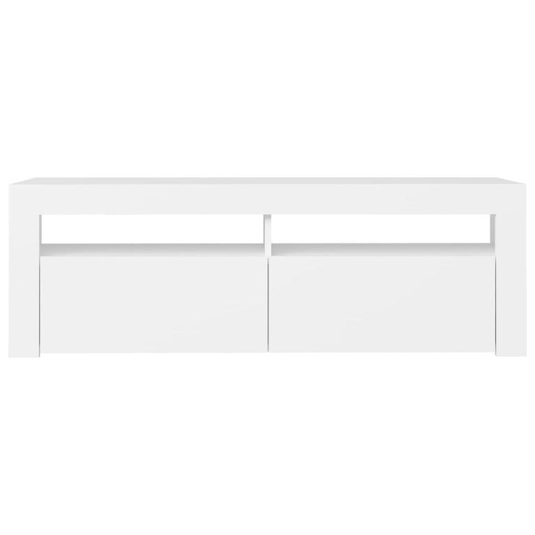 Tv-meubel met LED-verlichting 120x35x40 cm wit MeubelReus