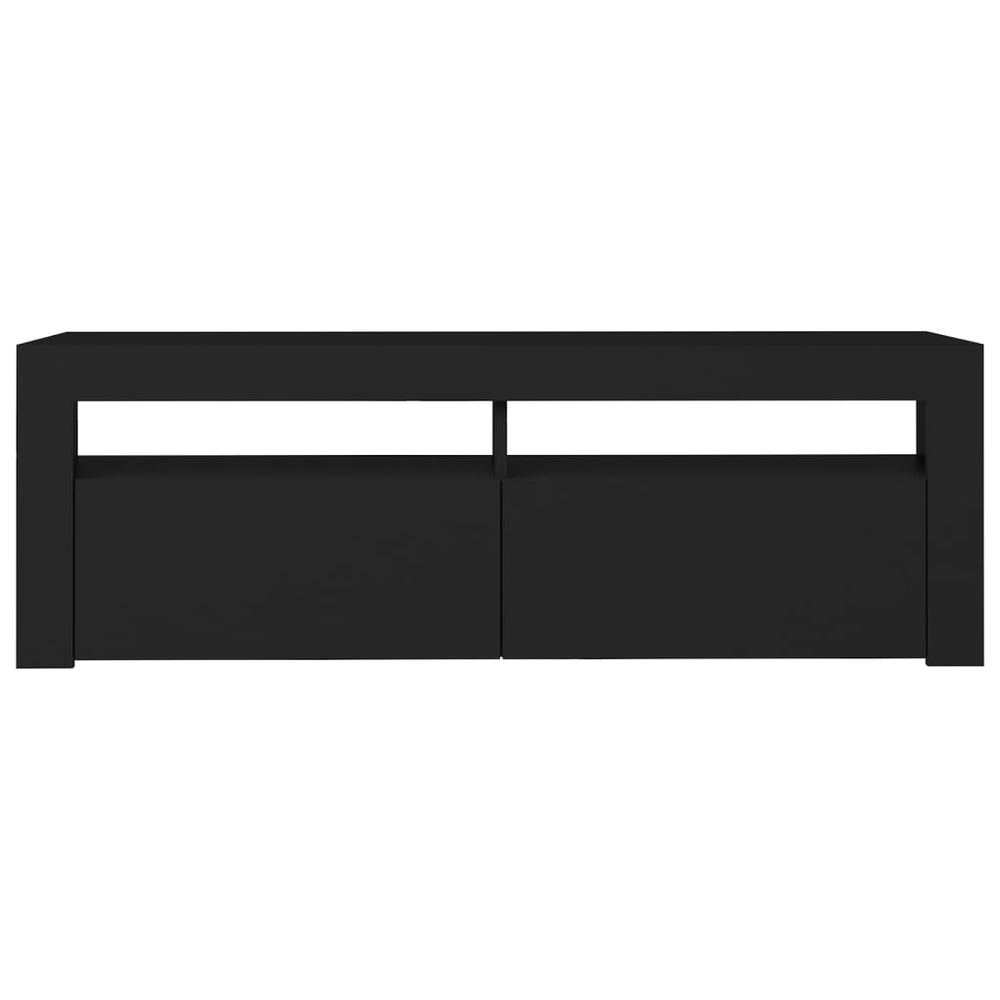 Tv-meubel met LED-verlichting 120x35x40 cm zwart MeubelReus