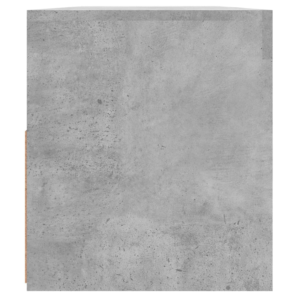 Tv-meubel met LED-verlichting 90x35x40 cm betongrijs MeubelReus