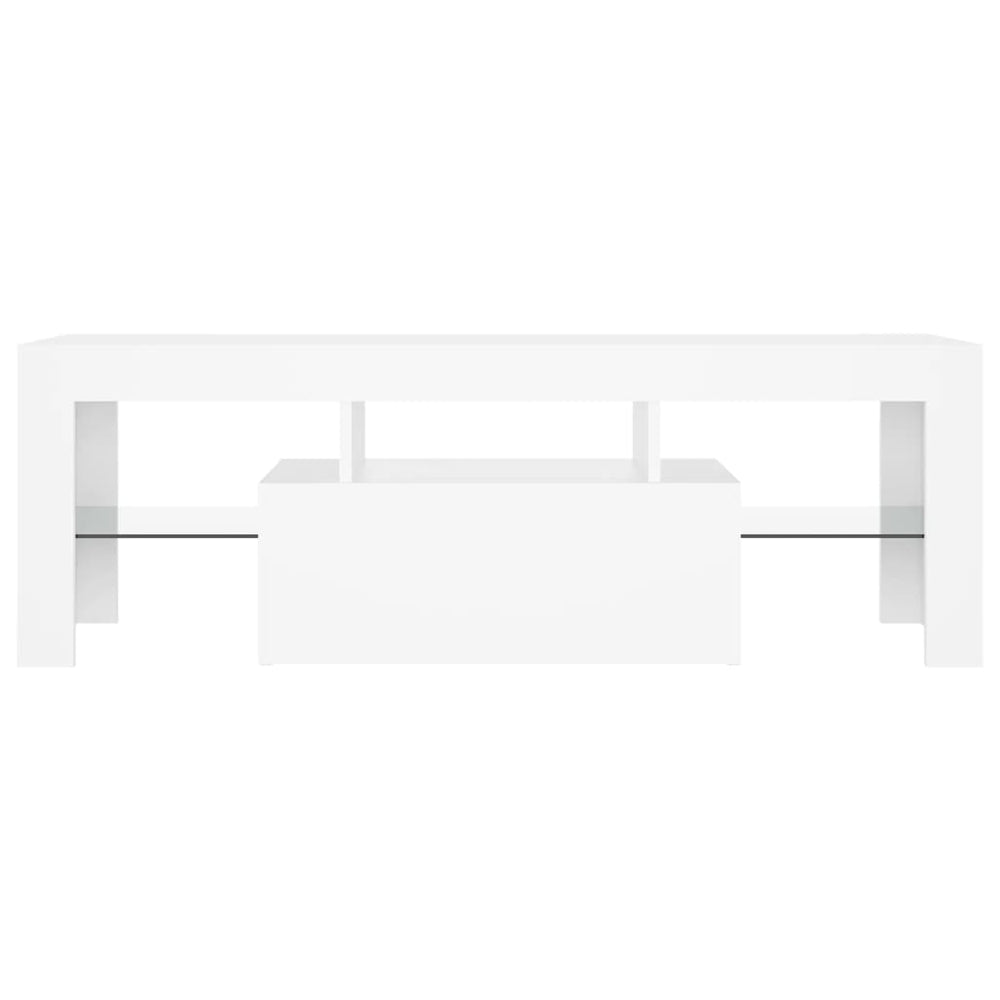 Tv-meubel met LED-verlichting 120x35x40 cm wit MeubelReus