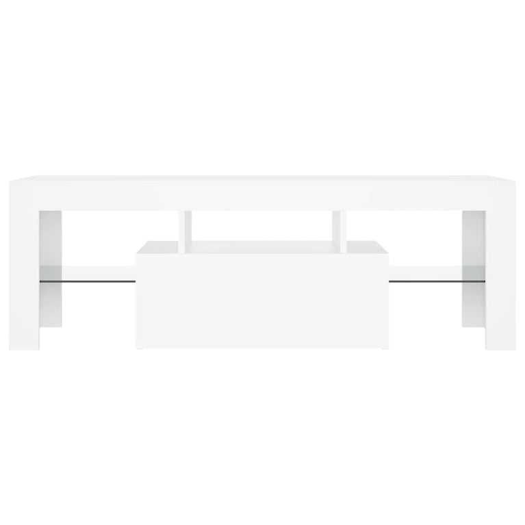 Tv-meubel met LED-verlichting 120x35x40 cm wit MeubelReus