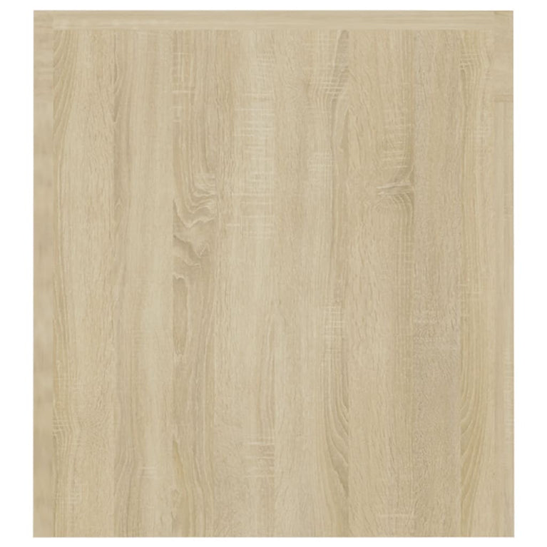 Tv-meubel met LED-verlichting 120x35x40cm sonoma eikenkleurig MeubelReus