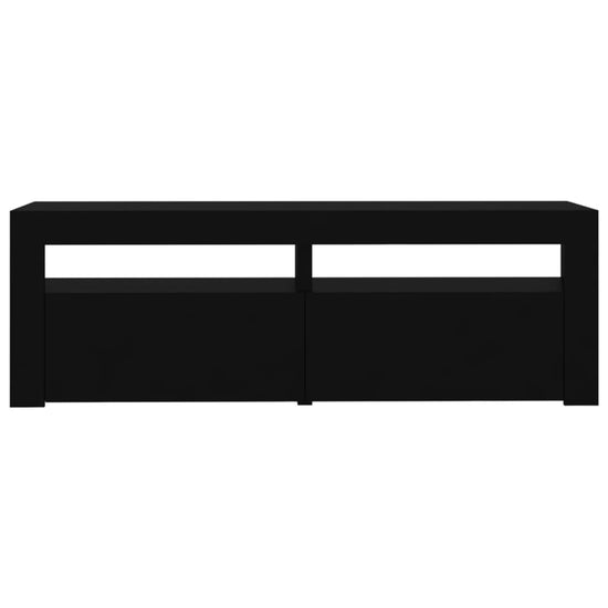 Tv-meubel met LED-verlichting 120x35x40 cm zwart MeubelReus