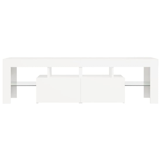 Tv-meubel met LED-verlichting 140x36,5x40 cm wit MeubelReus